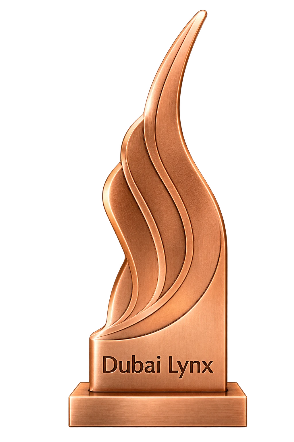 Dubai Lynx award trophy